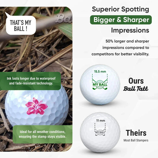 hibiscus-ball-tatt-ball-comparison - GOLF LEAGUE