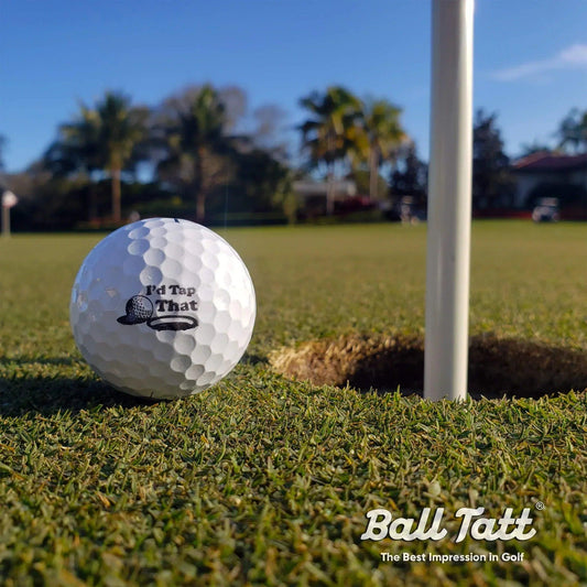 i_d-tap-that-ball-tatt-on-putting-green - GOLF LEAGUE