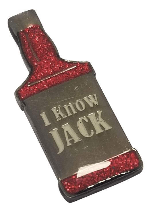 "I Know Jack" Ball Marker & Hat Clip with Crystals by ReadyGolf
