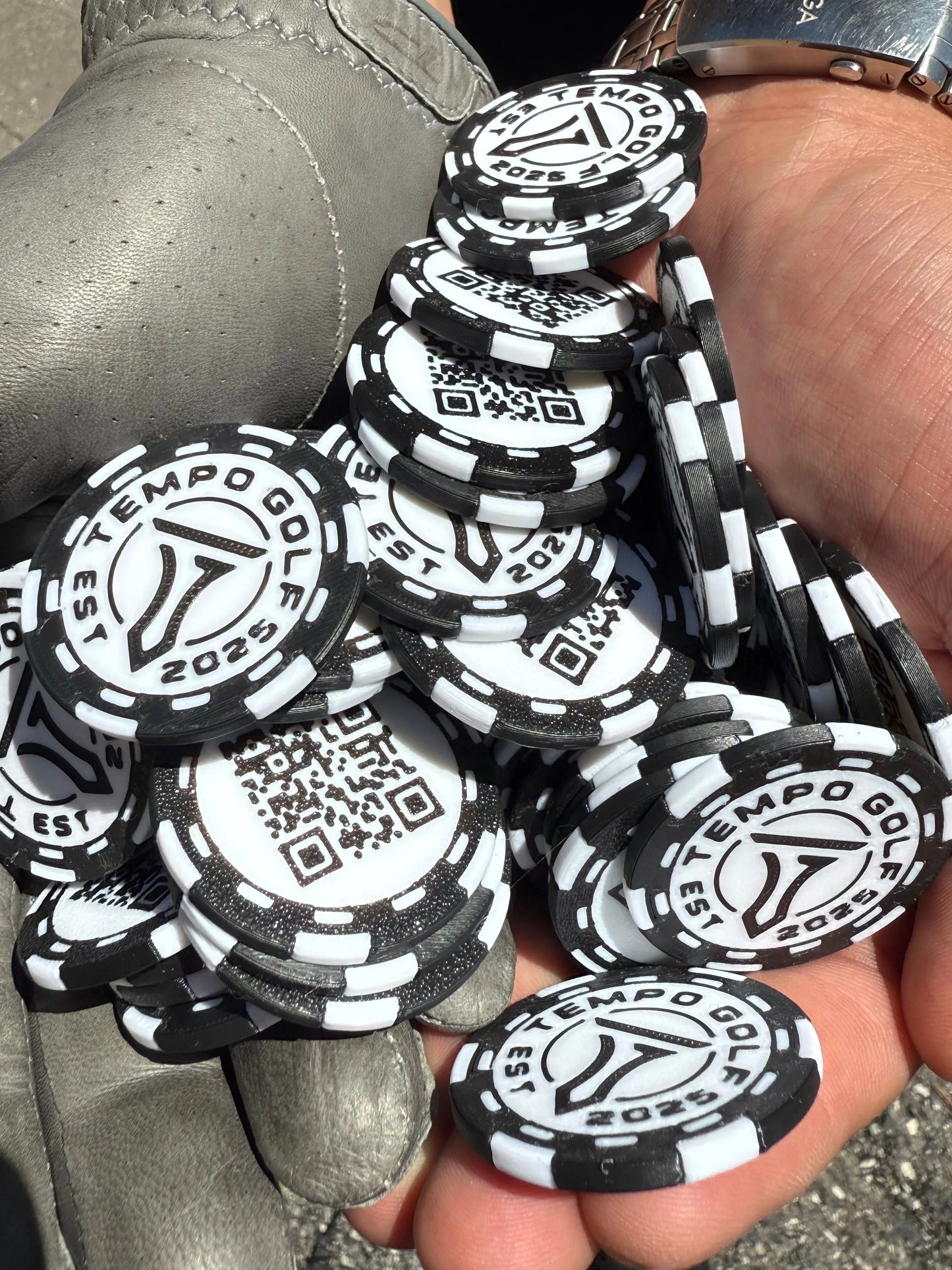 Tempo Golf Poker Chips - GOLF LEAGUE