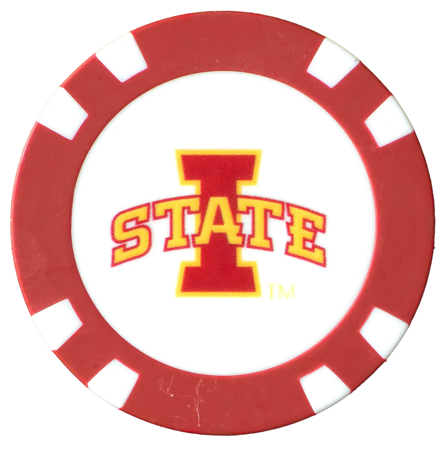 Officially Licensed Iowa State Cyclones Poker Chip Ball Marker - GOLF LEAGUE