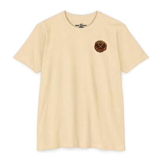 Vintage Firefighter Golf T-Shirt — Iron Sight Golf