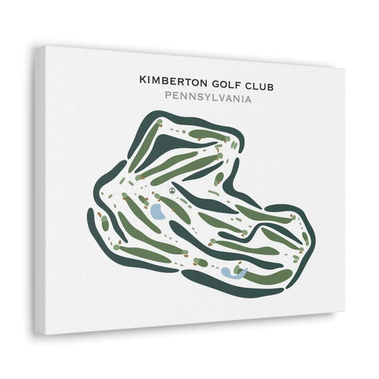 Kimberton Golf Club, Pennsylvania - Printed Golf Courses