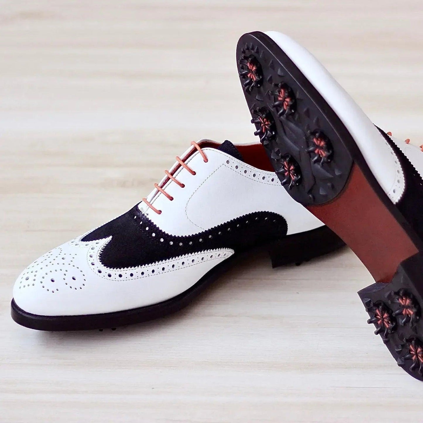 louize-full-brogue-golf-shoes-ii-wholesale-two-tone-spikes-283 - GOLF LEAGUE