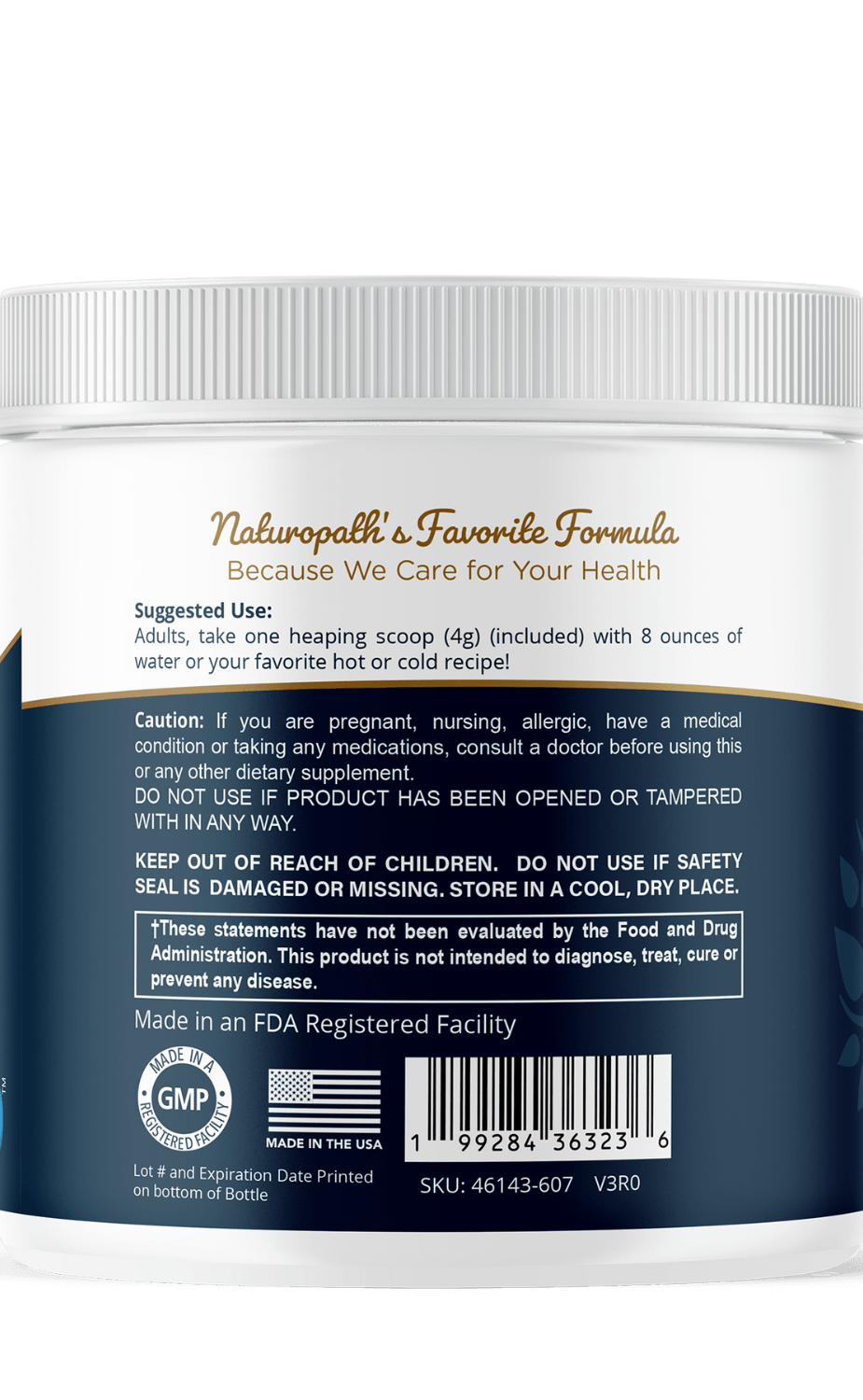 Magnesium Powder - Magnesium Citrate & Aquamin™