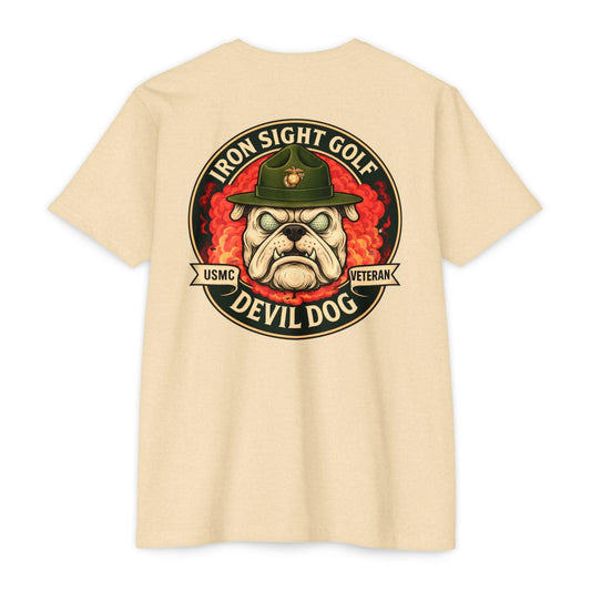 Marine Devil Dog Golf T-Shirt — Iron Sight Golf
