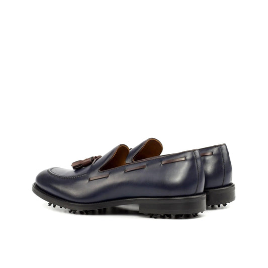 marine-loafer-golf-shoes-men-blue-leather-tassel-loafers-132 - GOLF LEAGUE
