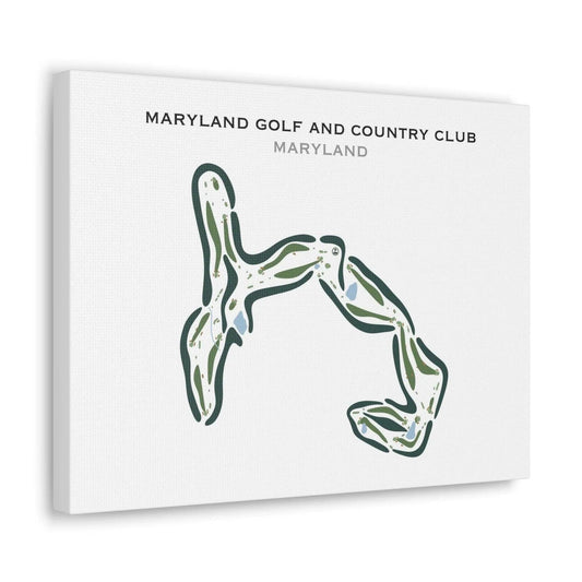 Maryland Golf and Country Club, Maryland - Printed Golf Courses