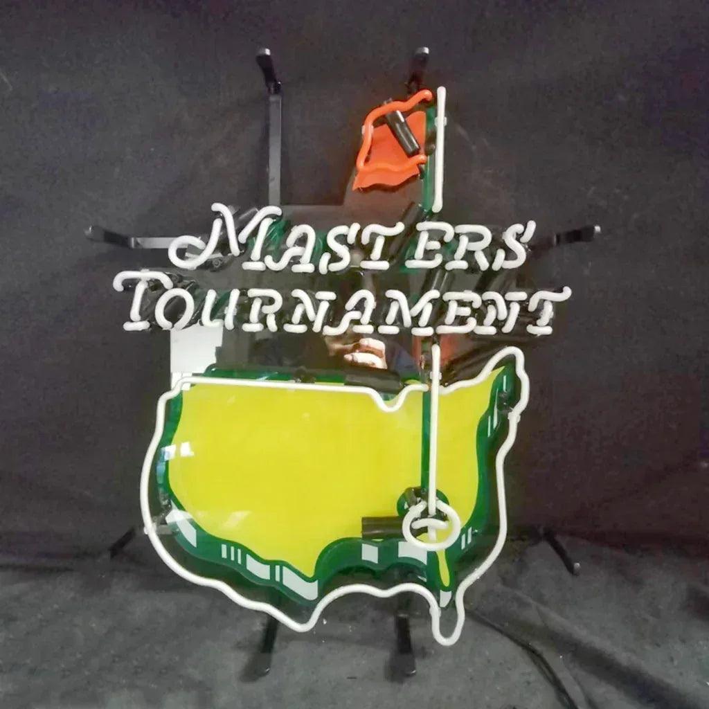 masters_tournament_golf_logo_neon_sign_light_black_acrylic - GOLF LEAGUE