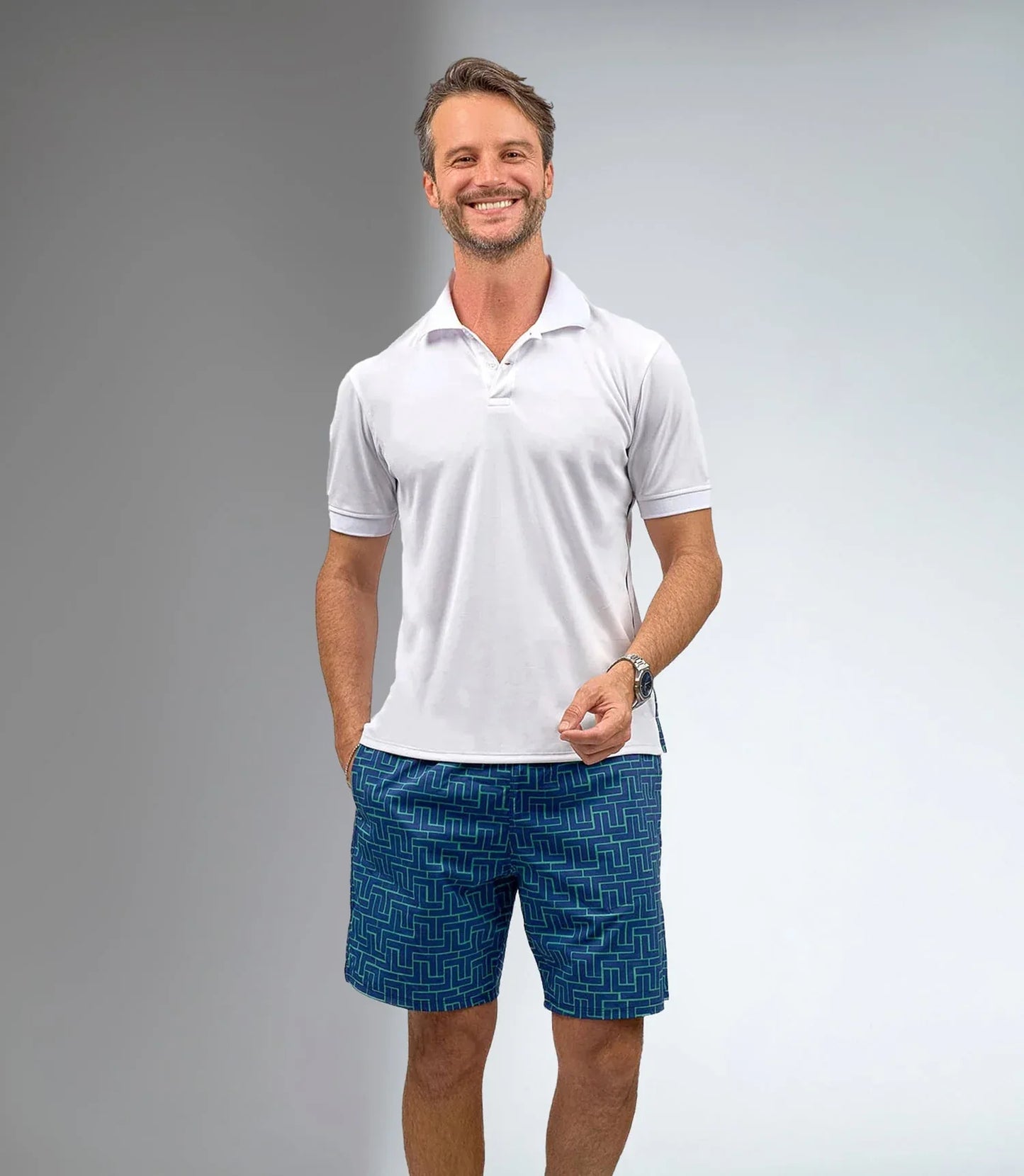 Men's Tennis Shorts - Spin Shorts with Pockets & UV Protection - Tessel - GOLF LEAGUE