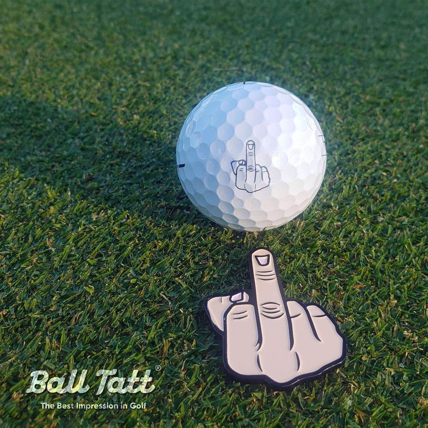 middle-finger-ball-tatt-on-green-3 - GOLF LEAGUE