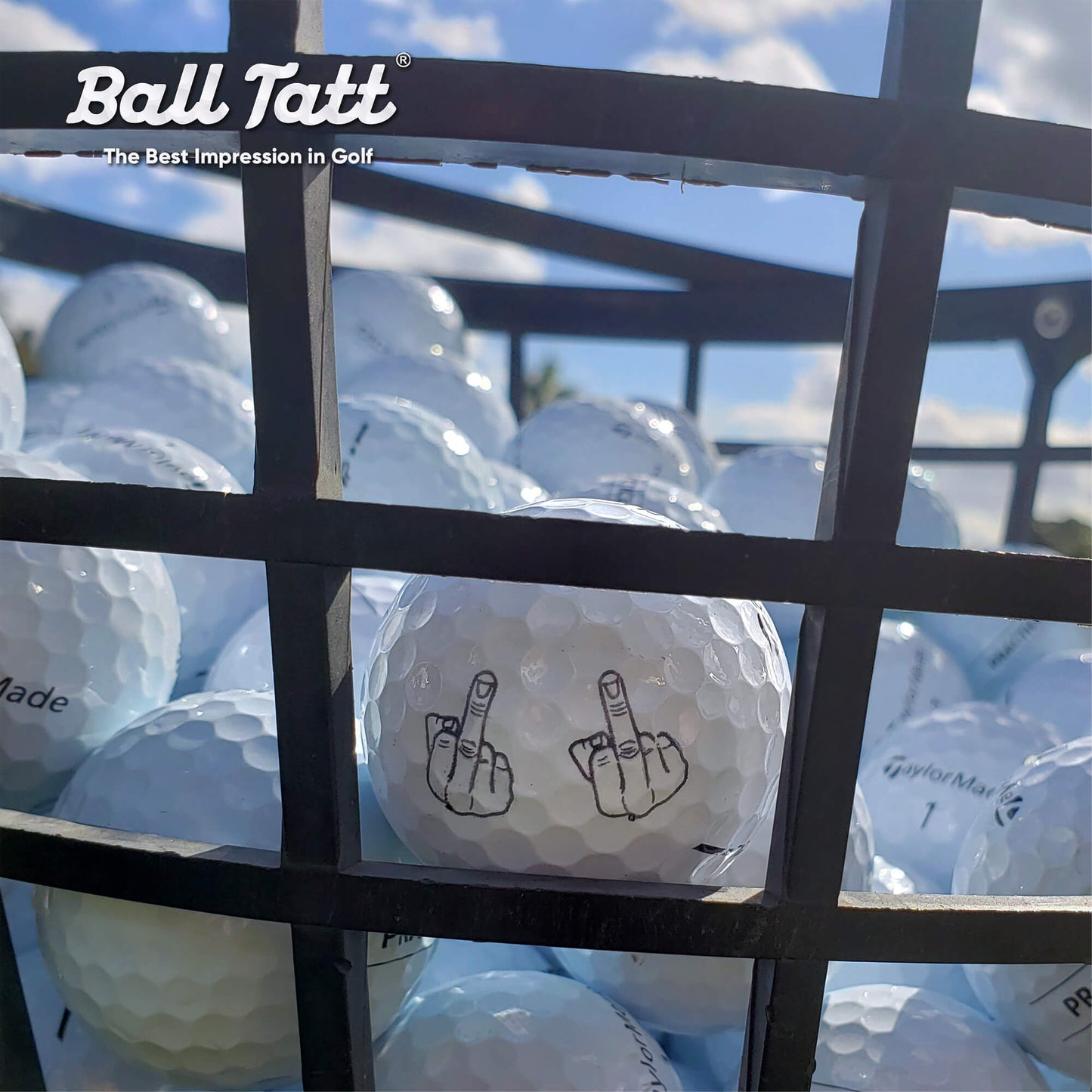 Middle Finger XL Ball Marker