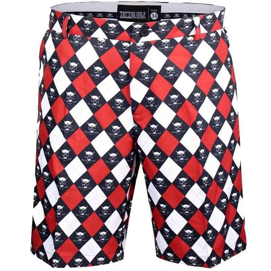 Monster ProCool Golf Shorts (Red/Black/White)