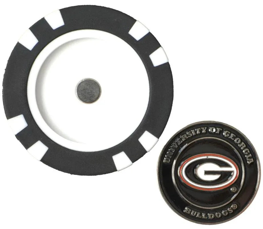 Officially Licensed Georgia Bulldogs Poker Chip Ball Marker - GOLF LEAGUE