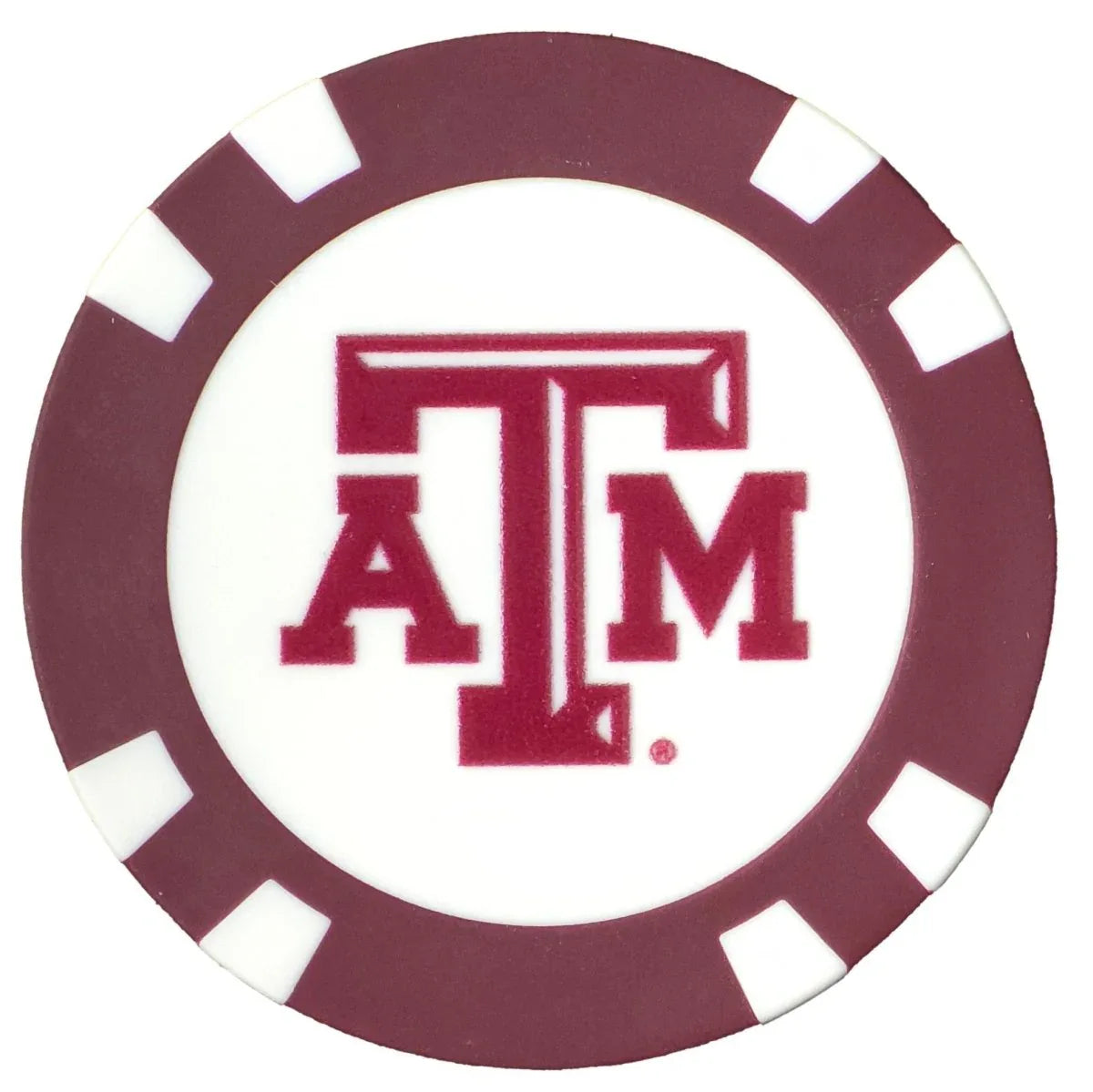 Officially Licensed Texas A&M Aggies Poker Chip Ball Marker - GOLF LEAGUE
