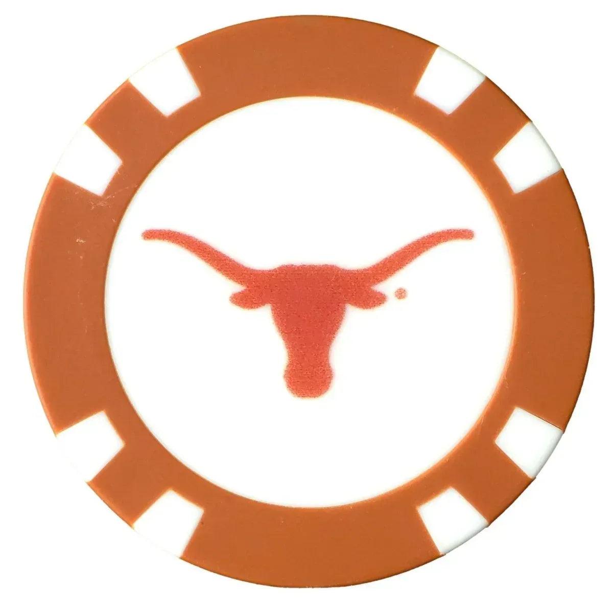 officially-licensed-texas-longhorns-poker-chip-ball-markerclub-rehab-110277 - GOLF LEAGUE