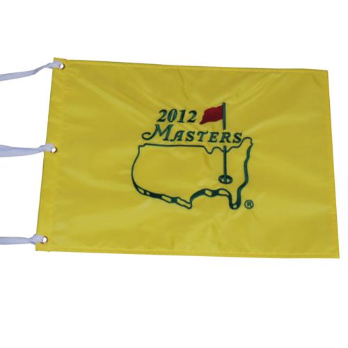 2012 Masters Embroidered Unsigned Golf Pin Flag - Bubba Watson Champion