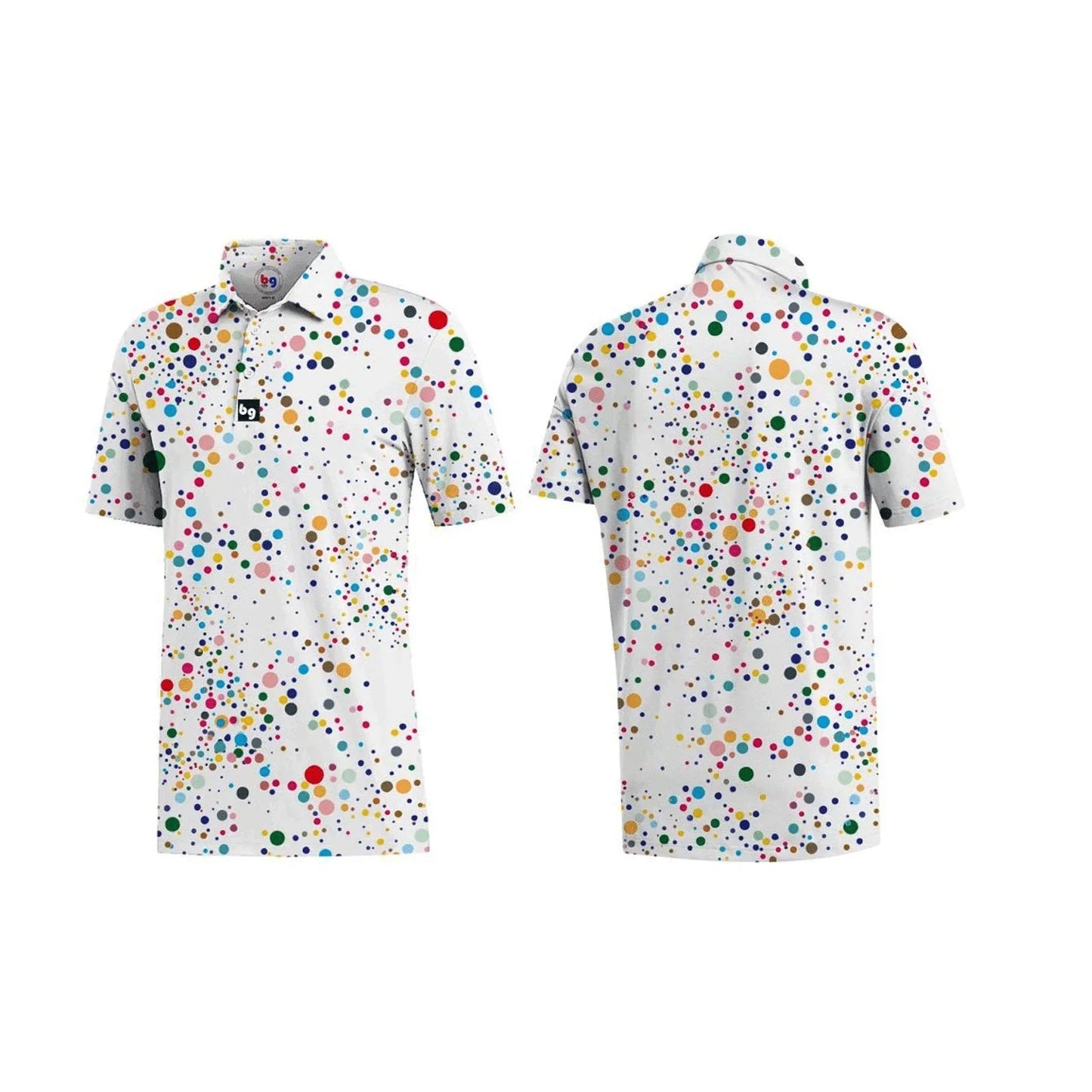 Paint Splatter Men's Polo - GOLF LEAGUE