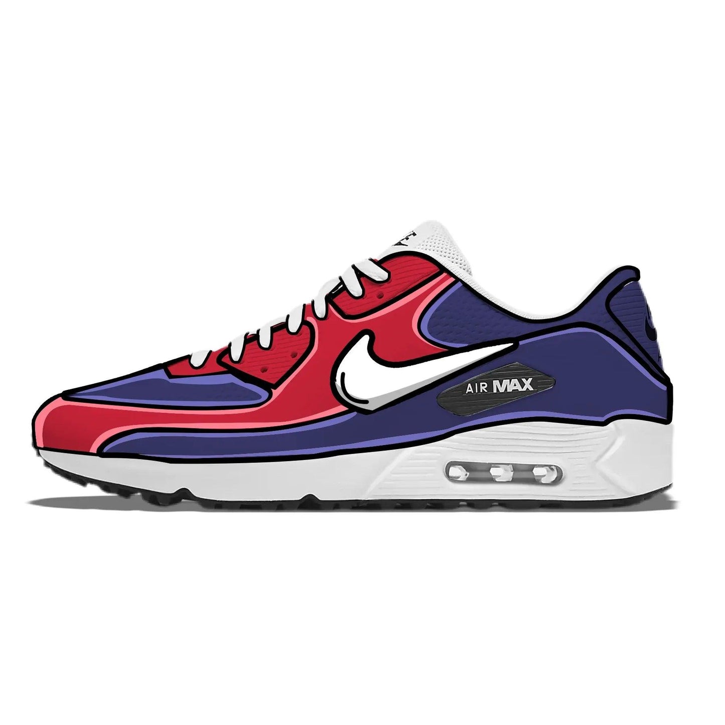 patriot-cartoon-nike-air-max-90-g-golf-shoes-sneakers-195 - GOLF LEAGUE