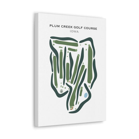 Plum Creek Golf Course, Iowa - Printed Golf Courses