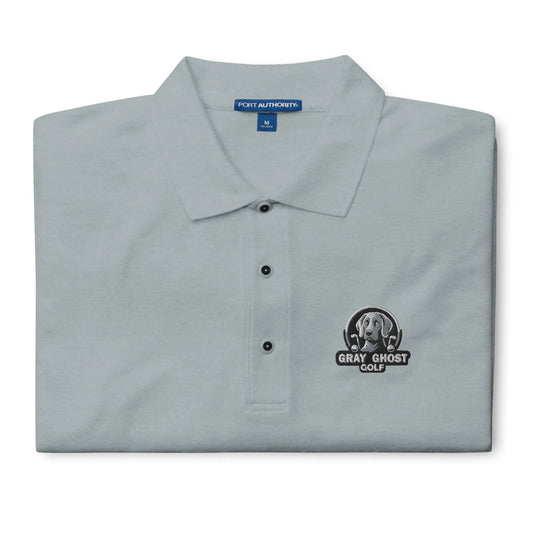 Gray Ghost Golf - Premium Embroidered Polo - GOLF LEAGUE