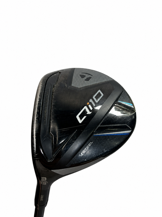TaylorMade Qi10 3-Wood 15° Ventus TR FW 6-S Stiff Left-Handed