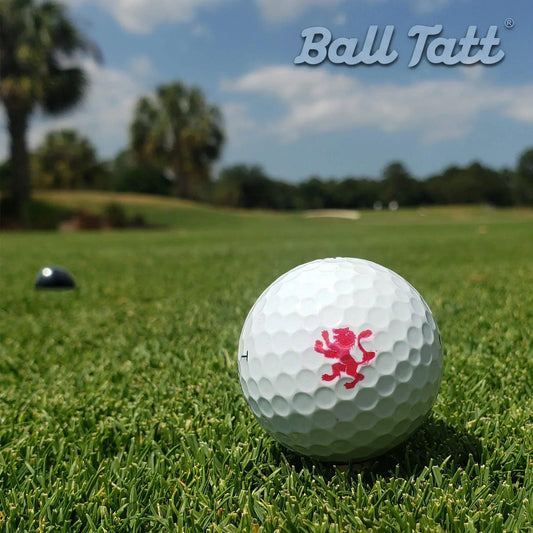 rampant-lion-on-fairway-balltatt - GOLF LEAGUE