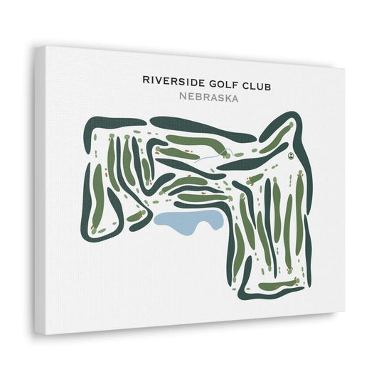 Riverside Golf Club, Nebraska - Printed Golf Courses