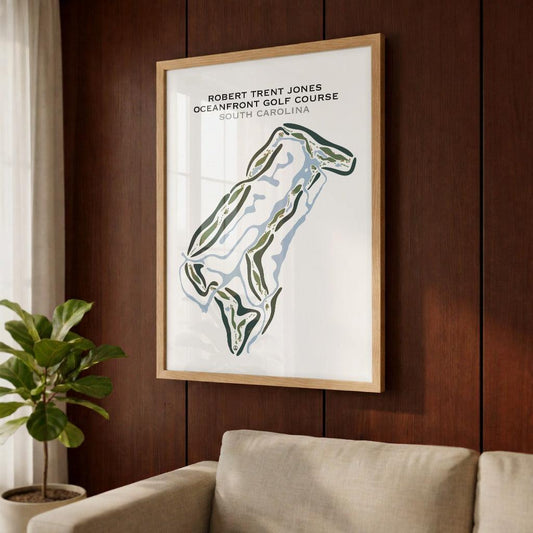 Robert Trent Jones Oceanfront Golf Course, South Carolina - Printed Golf Courses