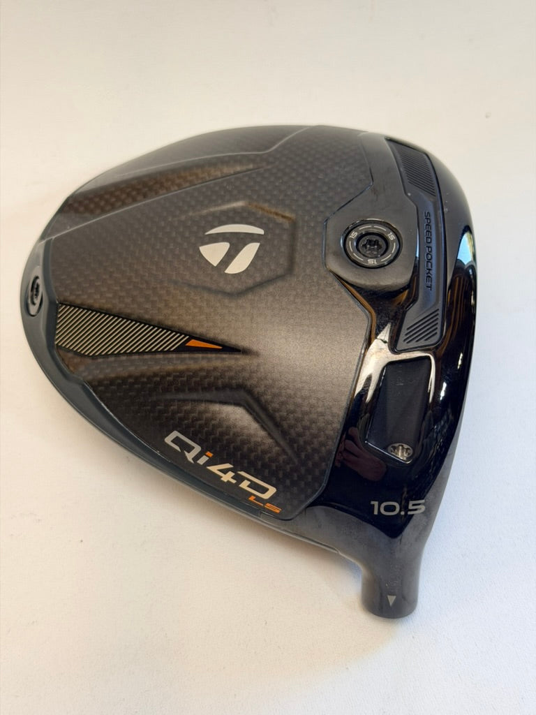 TaylorMade Qi4D LS 10.5° RH Driver Head Only Used No Headcover