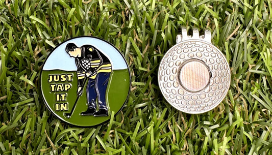 Just Tap It In Golf Ball Marker Clip - GOLF LEAGUE