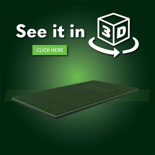 SIGPRO Softy 4' x 7' Golf Mat - GOLF LEAGUE