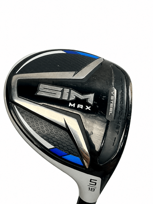 TaylorMade SIM MAX 5 Wood 18° EvenFlow Riptide 70g 6.0 Stiff RH (Used)
