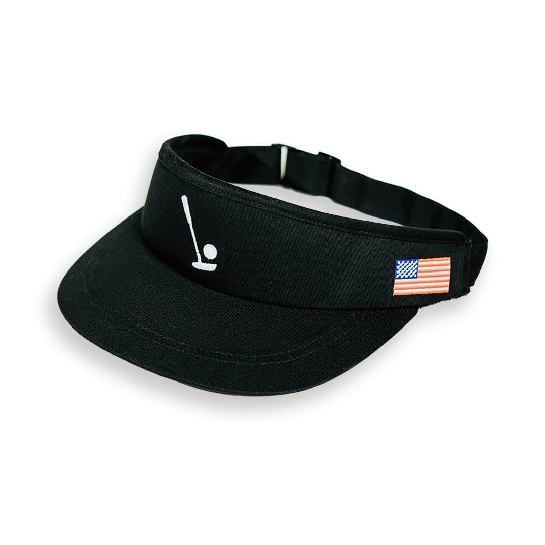 Sink It Black Visor - GOLF LEAGUE