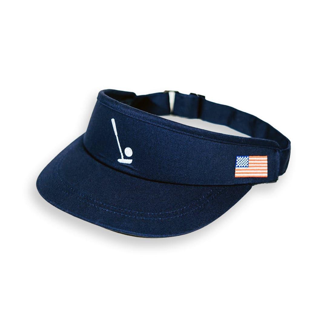 Sink It Navy Visor - GOLF LEAGUE