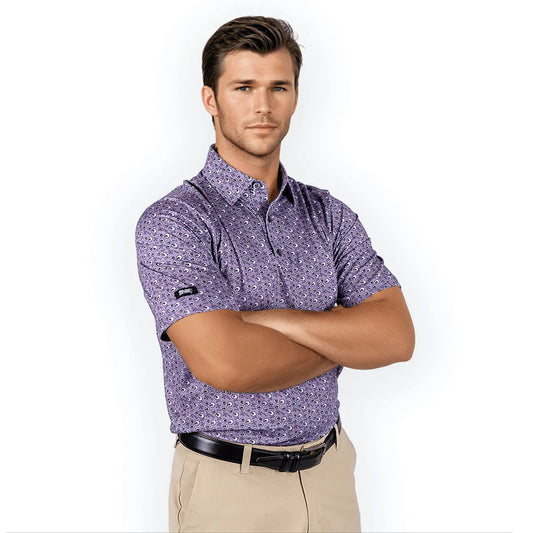 Skull and Bones Men's Polo - GOLF LEAGUE