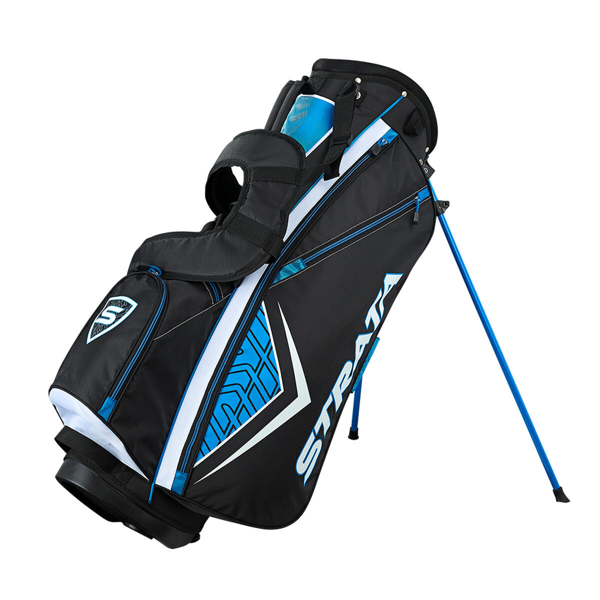 Strata Men's 12-Piece Complete Golf Set – Blue/Black – New