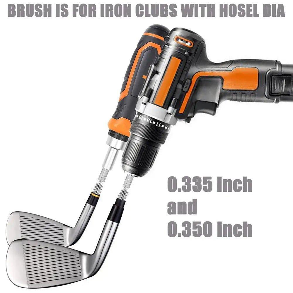 Swing Clean Golf Club Hosel Brush: 2 Pack (1).335 (1).350