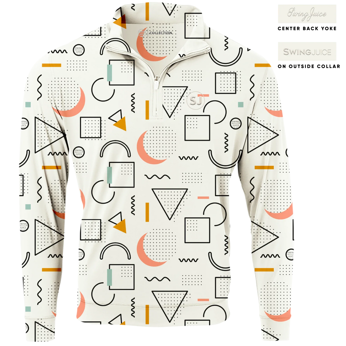 Golf 90's Golf Men's Quarter Zip - Final Sale - GOLF LEAGUE