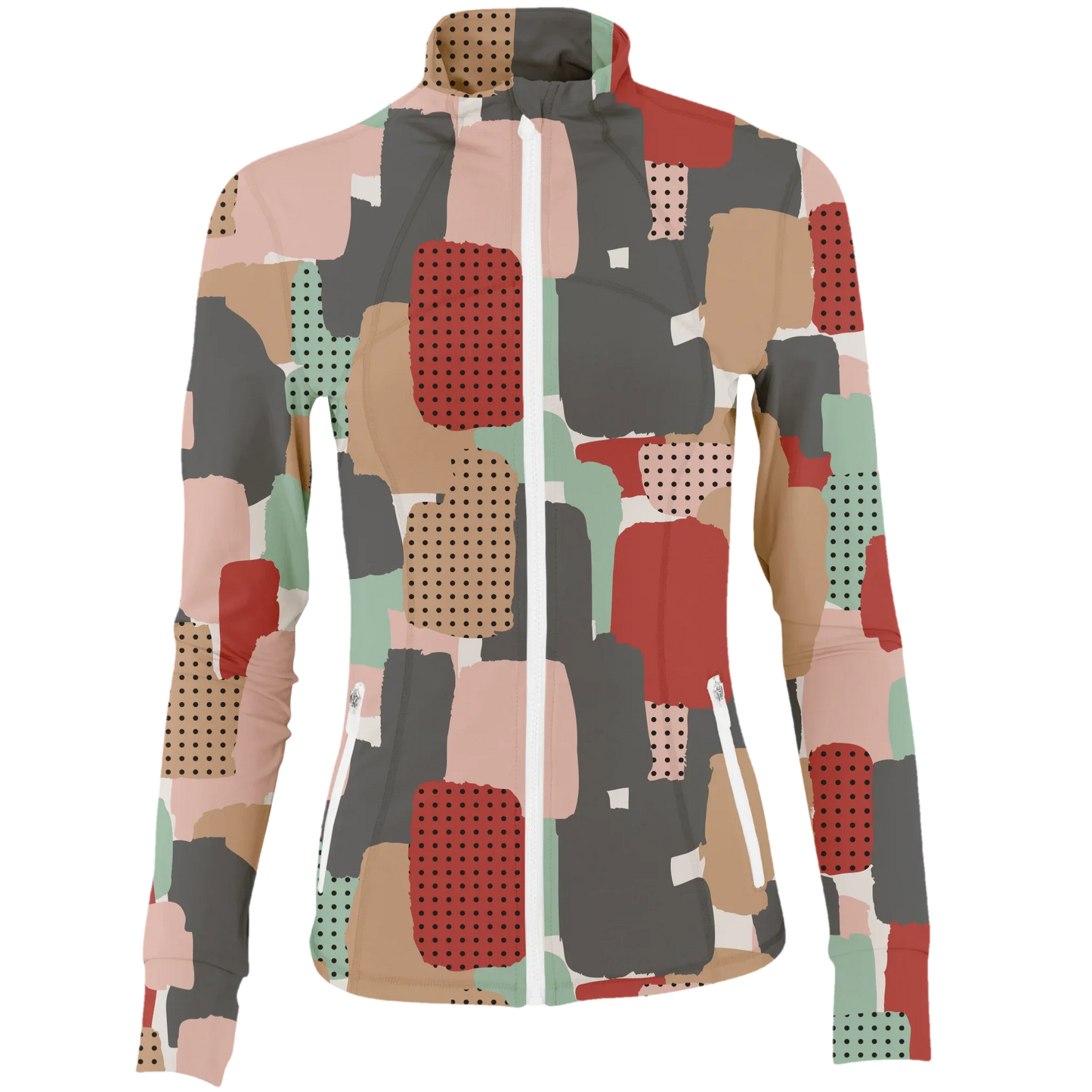 Golf Abstract Camo Women's Full Zip - Final Sale - GOLF LEAGUE