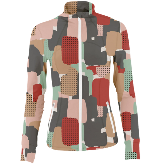 Golf Abstract Camo Women's Full Zip - Final Sale - GOLF LEAGUE
