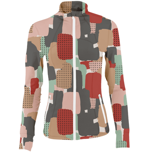 Golf Abstract Camo Women's Full Zip - Final Sale