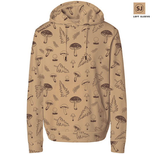Golf Mushrooms Men's Performance Hoodie - Final Sale