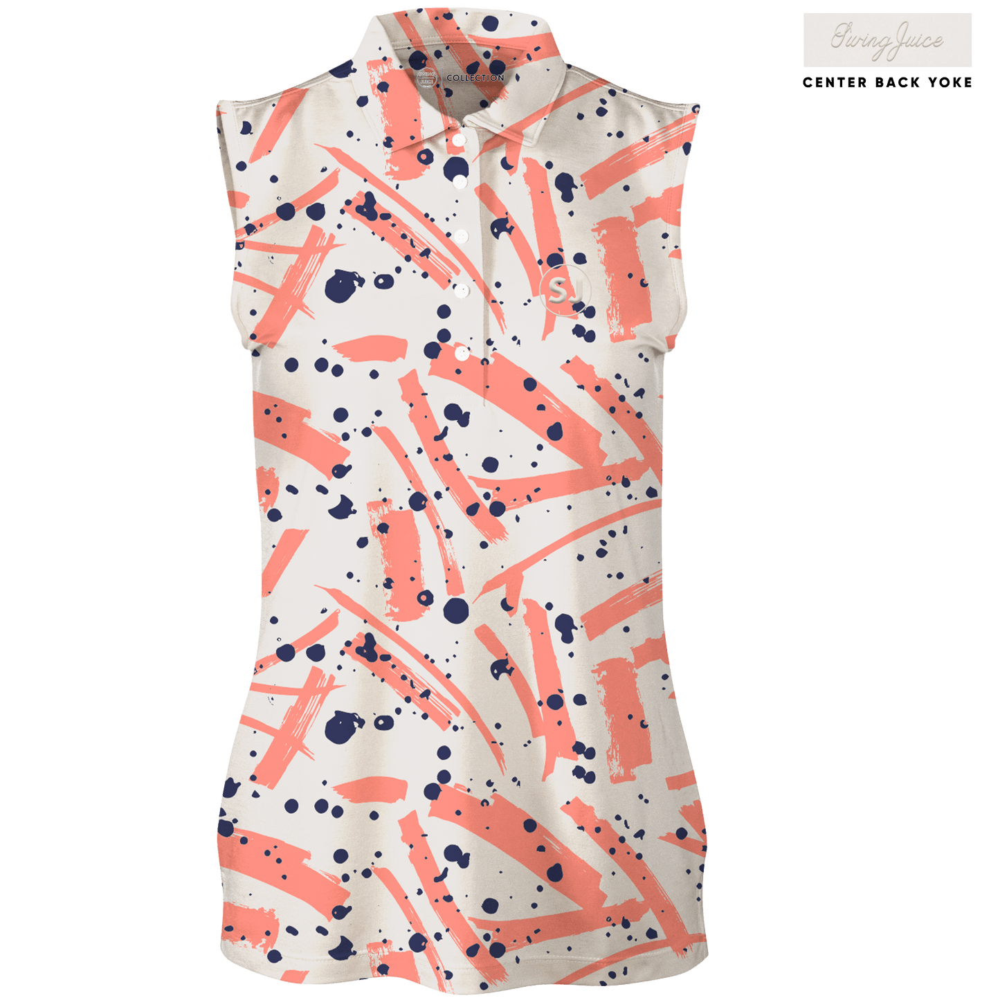 Golf Pollock Women's Sleeveless Polo - Final Sale