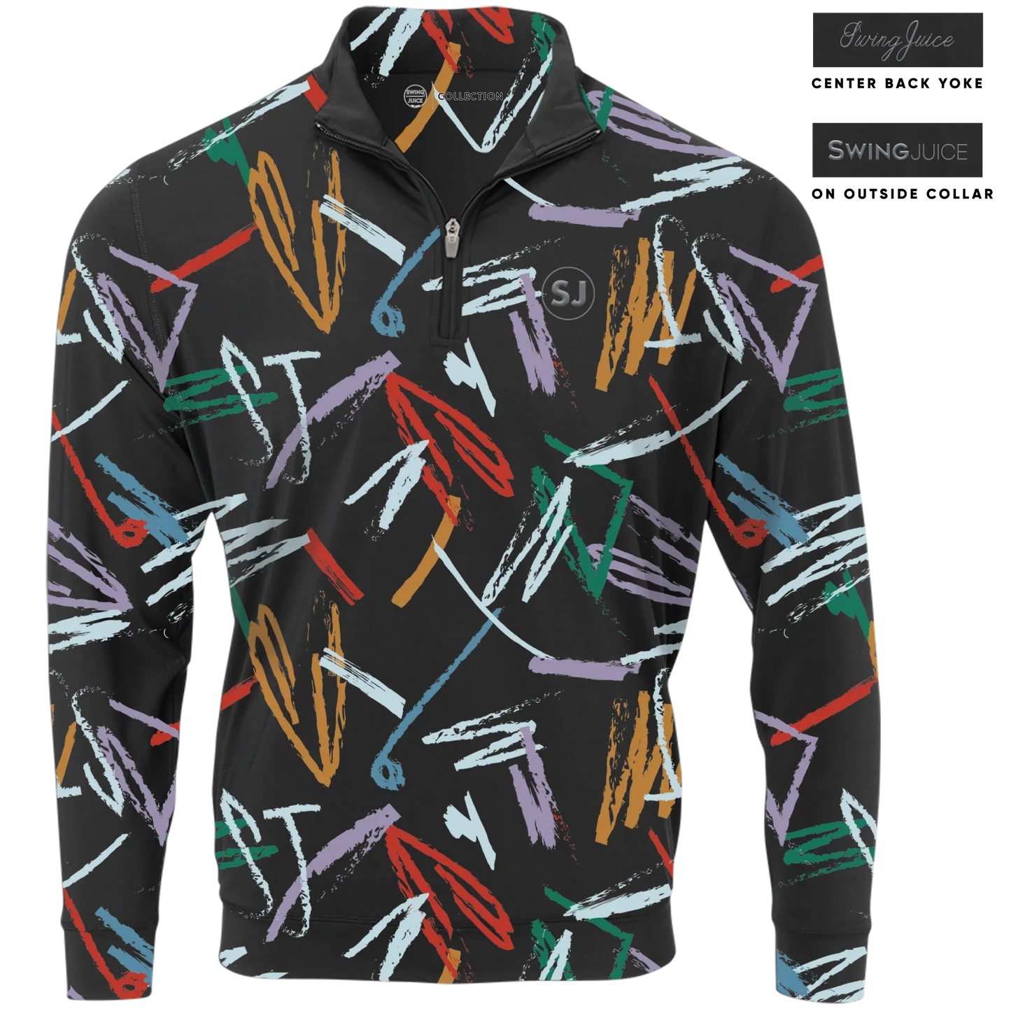 Golf Strokes Men's Quarter Zip - Final Sale - GOLF LEAGUE