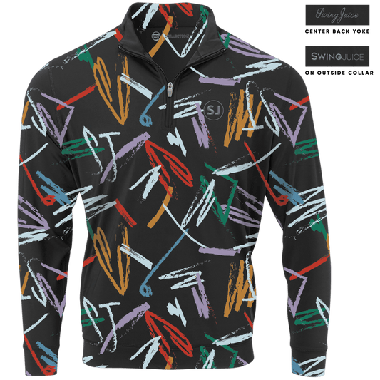 Golf Strokes Men's Quarter Zip - Final Sale