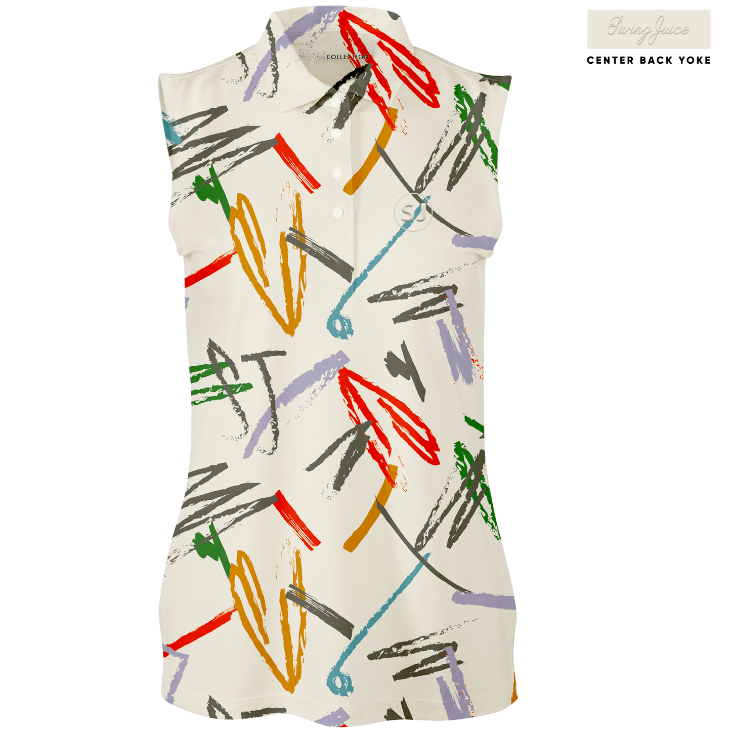 Golf Strokes Women's Sleeveless Polo - Final Sale