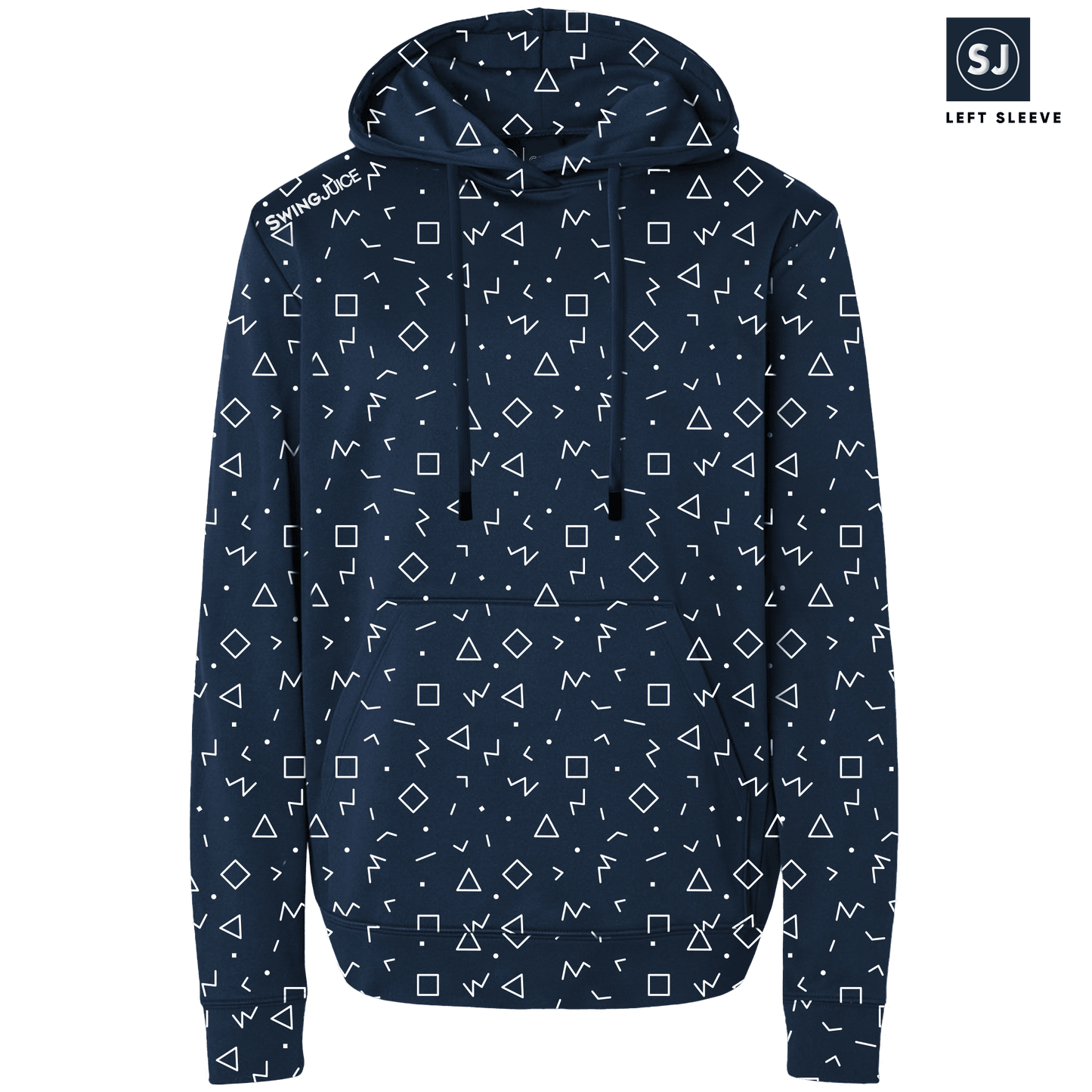 Golf Memphis Geometric Men's Performance Hoodie