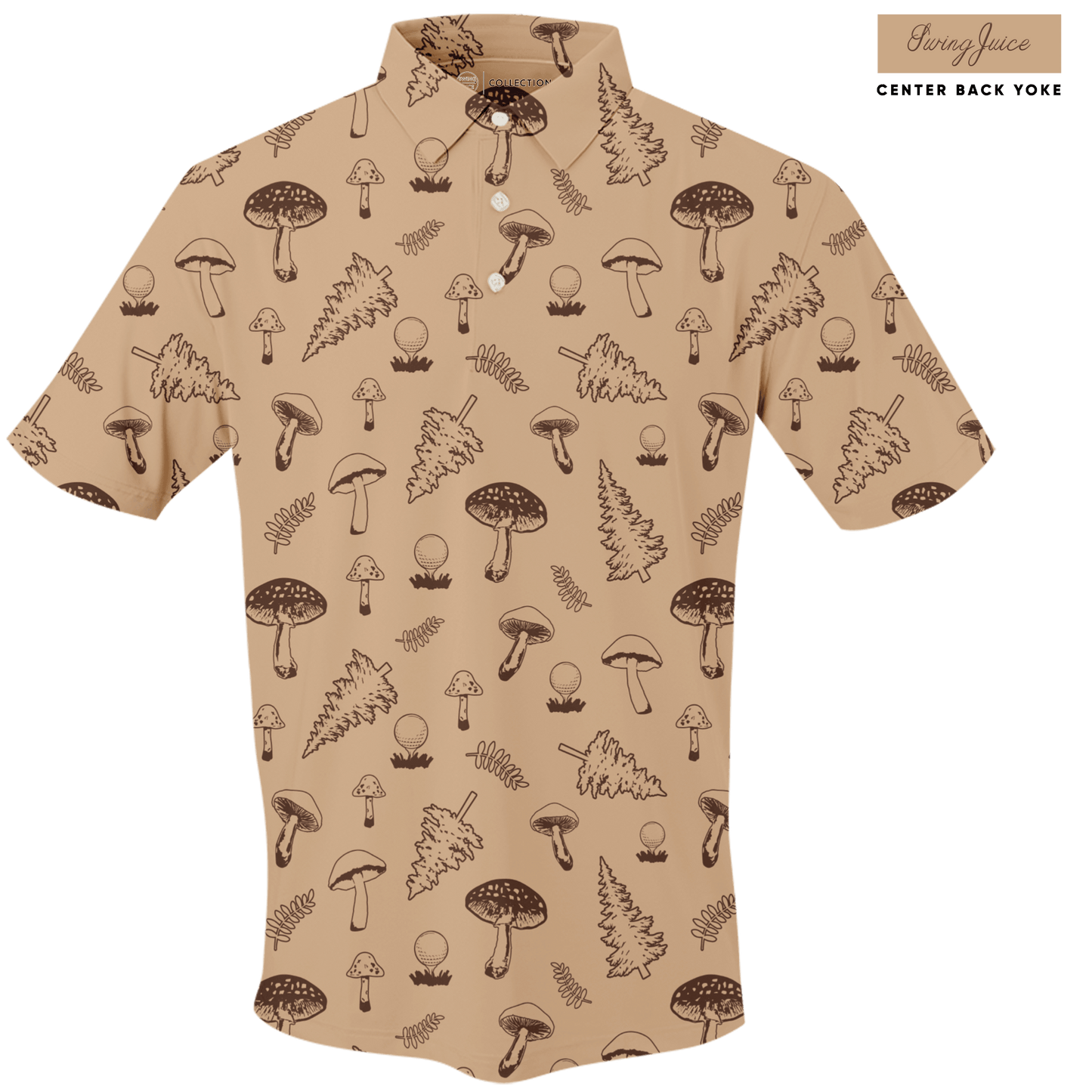 Golf Mushrooms Men's Polo - Final Sale