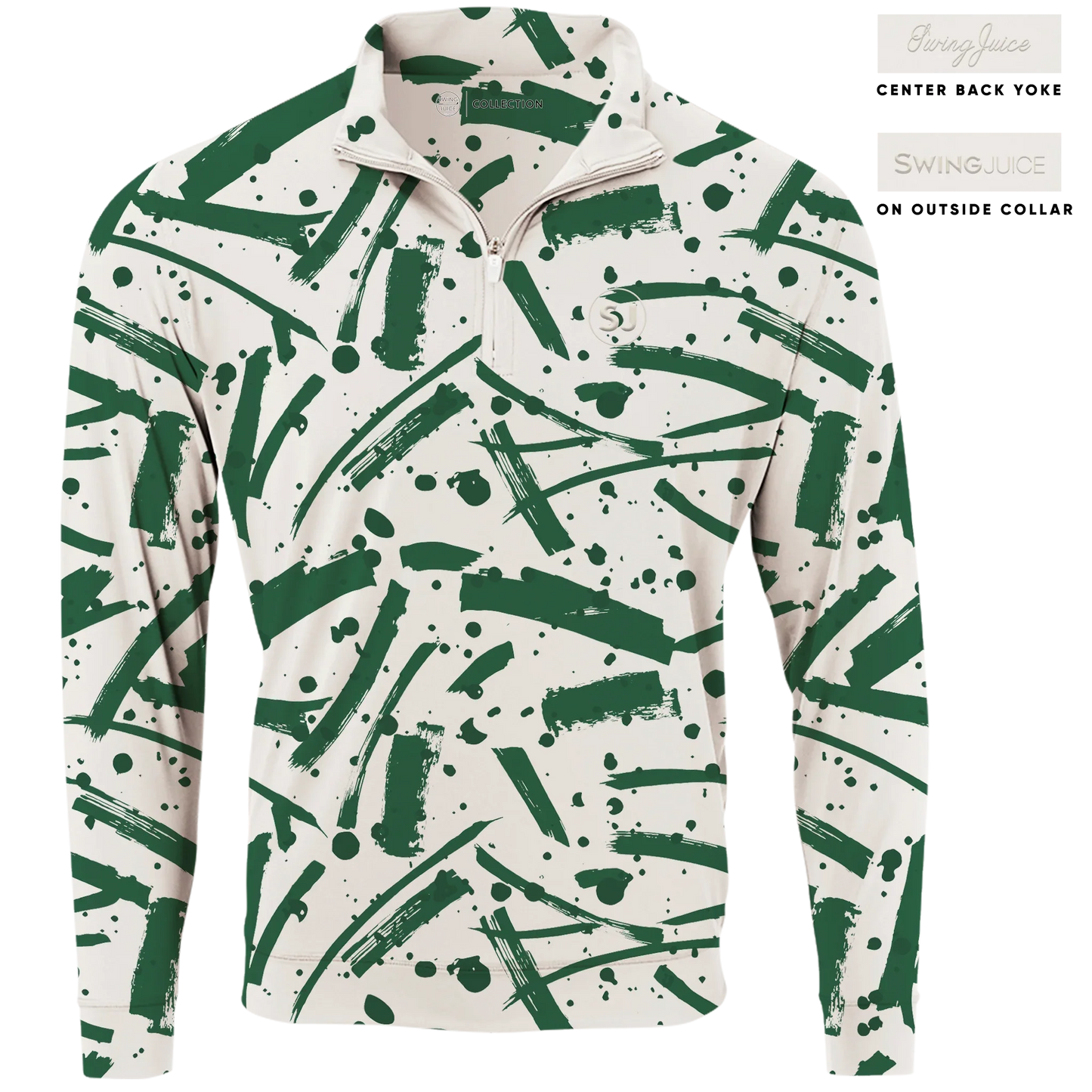 Golf Pollock Men's Quarter Zip - Final Sale - GOLF LEAGUE